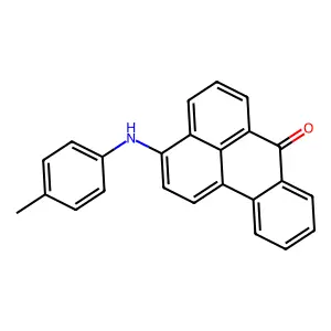 7H-BENZ(de)ANTHRACEN-7-ONE, 3-p-TOLUIDINO- structure