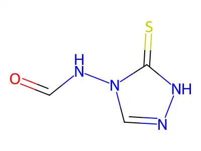 N-(5-sulfanylidene-1H-1,2,4-triazol-4-yl)formamide structure