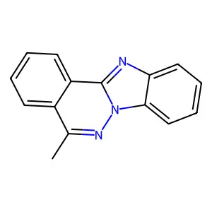 5-Methylbenzimidazolo[2,1-a]phthalazine structure