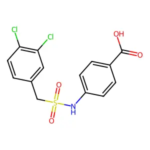 5-Bromo-2-hydroxyhippuric acid structure