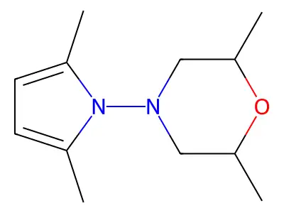 N-(1,3-diphenylprop-2-enylideneamino)-2-methylfuran-3-carboxamide structure