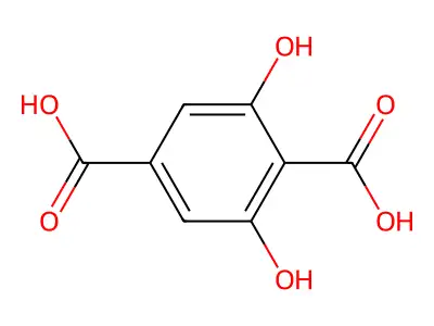 2,6-Dihydroxy-1,4-benzenedicarboxylic acid structure