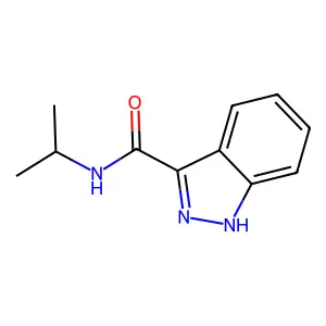 N-propan-2-yl-1H-indazole-3-carboxamide structure