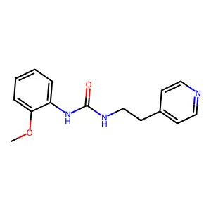 1-(2-Methoxyphenyl)-3-(2-pyridin-4-ylethyl)urea structure