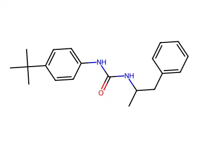 1-(4-Tert-butylphenyl)-3-(1-phenylpropan-2-yl)urea structure