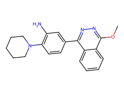 5-(4-Methoxyphthalazin-1-yl)-2-piperidin-1-ylaniline structure
