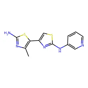 4'-Methyl-N*2*-pyridin-3-yl-[4,5']bithiazolyl-2,2'-diamine structure