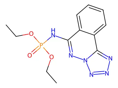 N-diethoxyphosphoryltetrazolo[5,1-a]phthalazin-6-amine structure