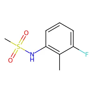 N-(3-fluoro-2-methylphenyl)methanesulfonamide structure