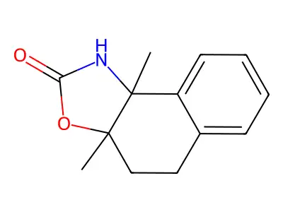3a,9b-Dimethyl-1,4,5,3a,9b-pentahydrobenzo[e]benzoxazol-2-one structure