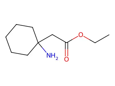 Ethyl (1-aminocyclohexyl)acetate structure