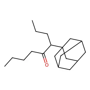 4-Adamantan-1-yl-nonan-5-one structure