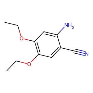 2-Amino-4,5-diethoxybenzonitrile structure