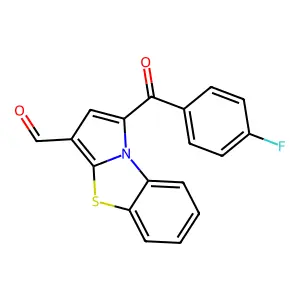 1-(4-Fluorobenzoyl)pyrrolo[2,1-b][1,3]benzothiazole-3-carbaldehyde structure