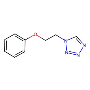 1-(2-phenoxyethyl)-1H-tetrazole structure