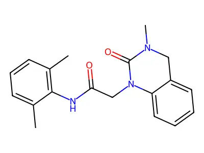 N-(2,6-dimethylphenyl)-2-(3-methyl-2-oxo-4H-quinazolin-1-yl)acetamide structure