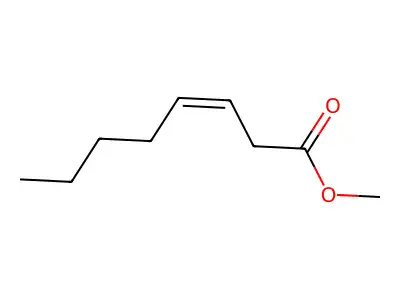 3-Octenoic acid, methyl ester, (Z)- structure