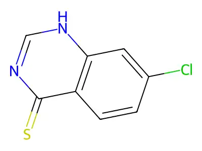 7-chloroquinazoline-4(1H)-thione structure