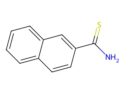 Naphthalene-2-carbothioamide structure