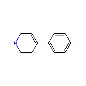 Pyridine, 1,2,3,6-tetrahydro-1-methyl-4-(4-methylphenyl)- structure