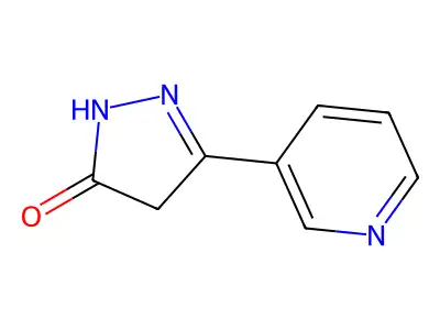 3-(pyridin-3-yl)-1H-pyrazol-5-ol structure