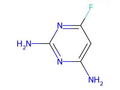 6-Fluoropyrimidine-2,4-diamine structure