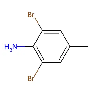 2,6-Dibromo-p-toluidine structure