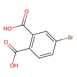 4-溴邻苯二甲酸 structure