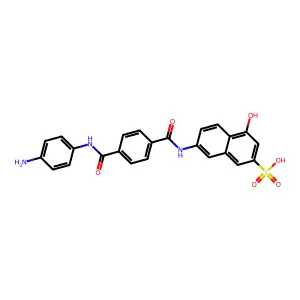 4-(5-氨基萘-2-磺酰氨基)苯甲酸 structure