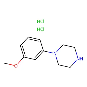 1-(3-Methoxyphenyl)piperazine dihydrochloride structure