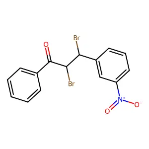 Tris(4-bromo-3-nitrophenyl)arsane structure