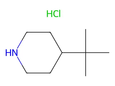 4-tert-butylpiperidine Hydrochloride structure