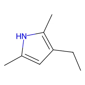 1H-Pyrrole, 3-ethyl-2,5-dimethyl- structure
