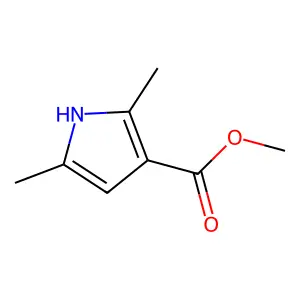 Methyl 2,5-dimethyl-1H-pyrrole-3-carboxylate structure