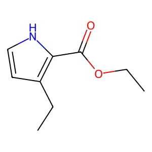 Ethyl 3-ethyl-1H-pyrrole-2-carboxylate structure