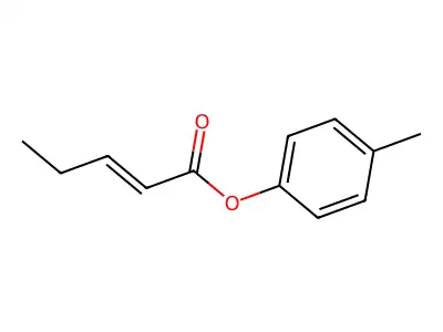 (4-Methylphenyl) pent-2-enoate structure