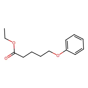 Ethyl 5-phenoxypentanoate structure