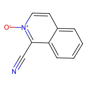Isoquinaldonitrile, 2-oxide structure