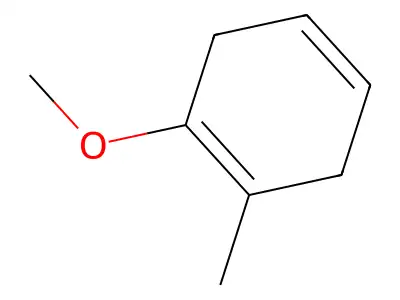 1-Methoxy-2-methylcyclohexa-1,4-diene structure