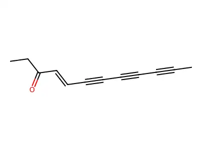 4-Dodecene-6,8,10-triyn-3-one, (E)- structure