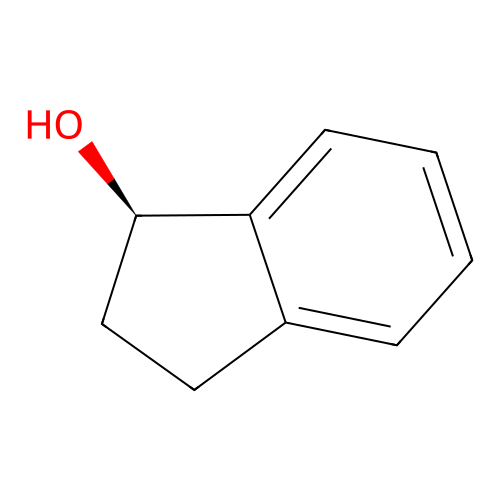 (1R)-2,3-dihydro-1H-inden-1-ol structure