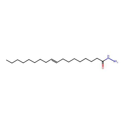 Elaidic acid hydrazide structure