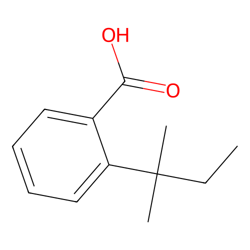 2-(2-Methylbutan-2-yl)benzoic acid structure