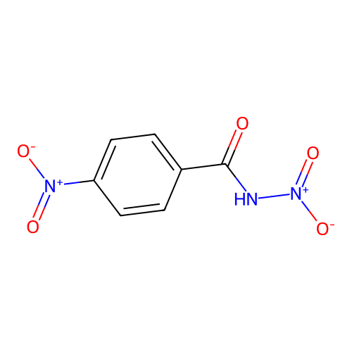 Benzamide, 4-nitro-N-nitro- structure