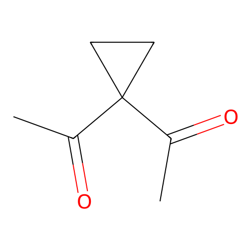 1,1-Diacetylcyclopropane structure