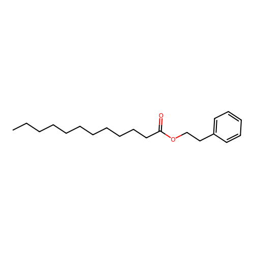 2-Phenylethyl laurate structure