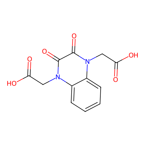 2,2'-(2,3-Dioxo-2,3-dihydroquinoxaline-1,4-diyl)diacetic acid structure
