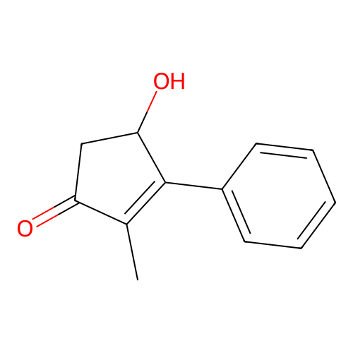2-Cyclopenten-1-one, 4-hydroxy-2-methyl-3-phenyl- structure