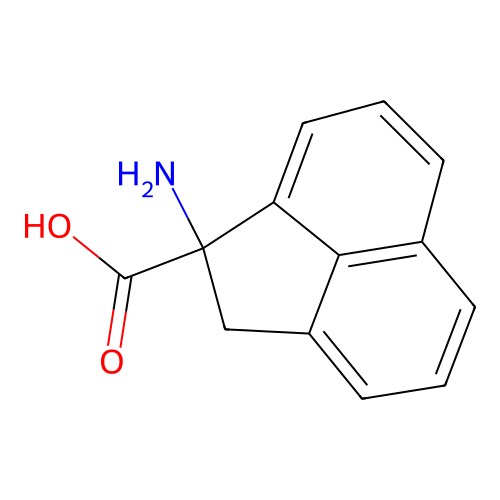 1-Amino-1,2-dihydroacenaphthylene-1-carboxylic acid structure