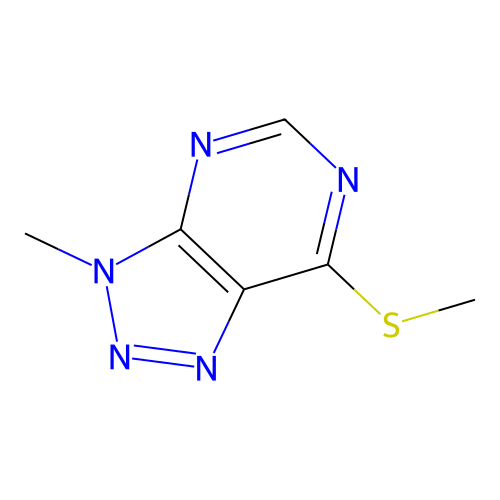 3-Methyl-7-(methylsulfanyl)-3h-[1,2,3]triazolo[4,5-d]pyrimidine structure